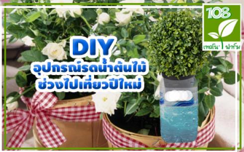  DIY อุปกรณ์รดน้ำต้นไม้ ช่วงไปเที่ยวปีใหม่