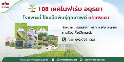 โรงเพาะกล้า บริษัท 108เทคโนฟาร์ม จำกัด