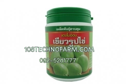 แตงโมอ่อนเขียวรูปไข่ เบอร์9 100g./250g.